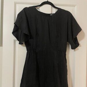 Zara black mini dress